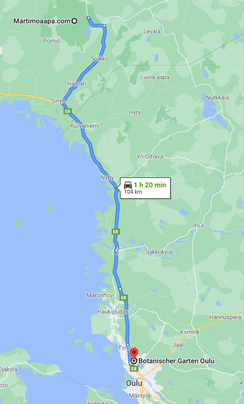 Bis Botanischer Garten Oulu